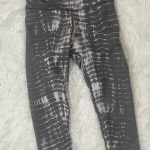 Kids Tie-Dye Gray Stretch Leggings